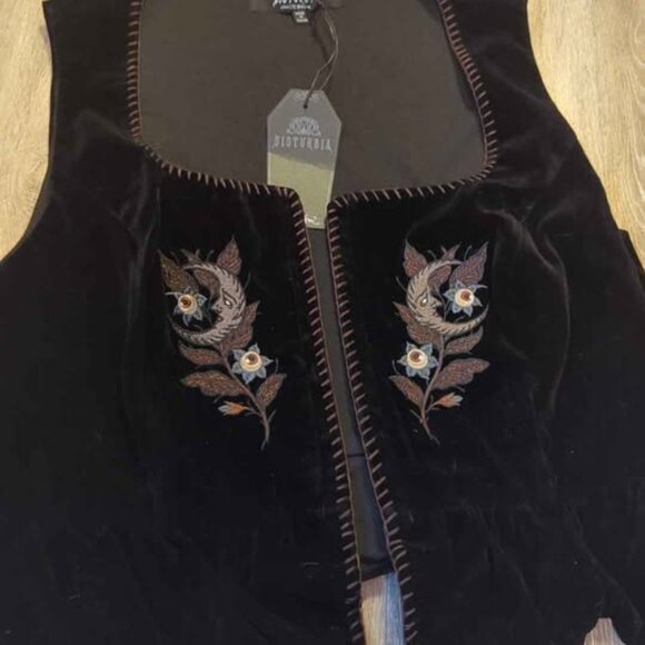 Disturbia Jackets & Blazers - Disturbia eria Celestial embroidered waistcoat corset new size 14